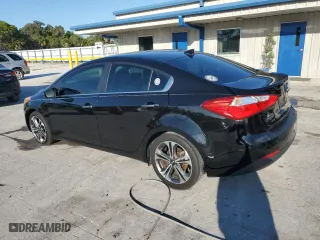 2016 Kia Forte EX with VIN KNAFX4A85G5480581, listed as a Copart auction lot 47047905 with 104,821 mi miles and Salvage Title. Bid and sale history available at carsss.com. Image 2.