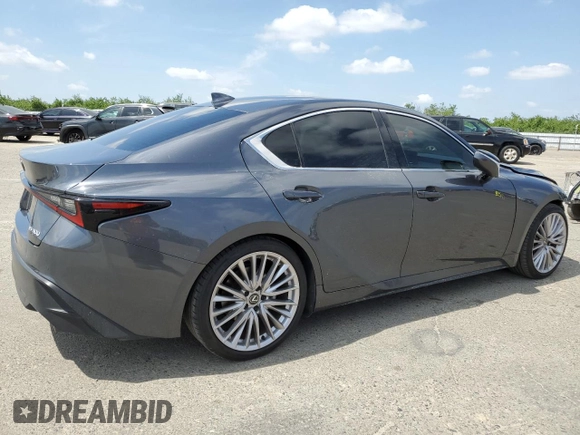 2024 Lexus IS 300 z VIN JTHDA1D20R5129189, wystawiony jako Copart lot #53465435 z przebiegiem 31 959 mil mil oraz Szkoda całkowita • Salvage title. Historia ofert i sprzedaży dostępna na DreamBid. Obrazek 3.