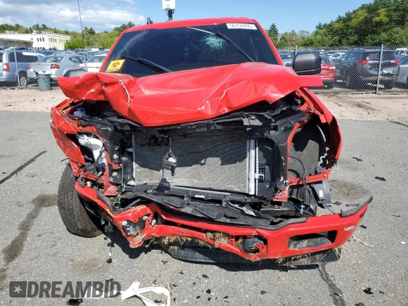 2020 Ford F-150 XL with VIN 1FTEW1EP1LFB95818, listed as a Copart auction lot 56152495 with Not provided miles and Salvage title. Bid and sale history available at DreamBid. Image 5.