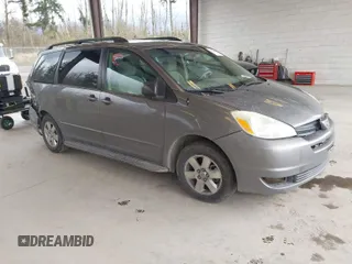 2004 Toyota Sienna CE with VIN 5TDZA23C64S119809, listed as a IAAI auction lot 41924395 with 214,688 mi miles. Bid and sale history available at carsss.com. Image 1.