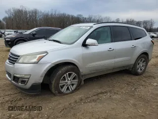 2015 Chevrolet Traverse LT with VIN 1GNKRHKD2FJ308908, listed as a Copart auction lot 56920215 with 119,879 mi miles and Salvage title. Bid and sale history available at DreamBid. Image 1.