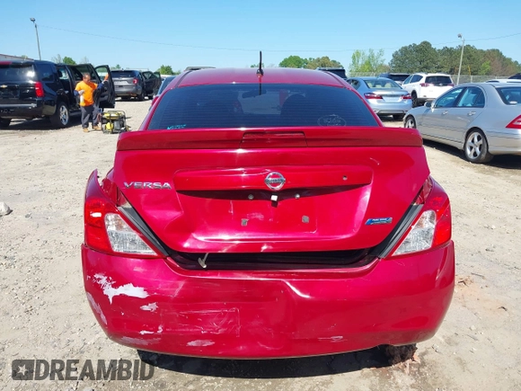 2014 Nissan Versa SV with VIN 3N1CN7AP3EL847465, listed as a IAAI auction lot 41988411 with 128,773 mi miles. Bid and sale history available at carsss.com. Image 6.