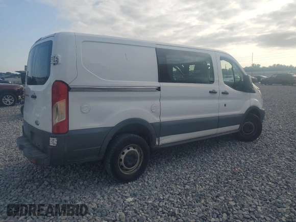 2015 Ford Transit Cargo with VIN 1FTNR1YM6FKA17391, listed as a Copart auction lot 56418755 with 247,093 mi miles and Salvage title. Bid and sale history available at DreamBid. Image 3.