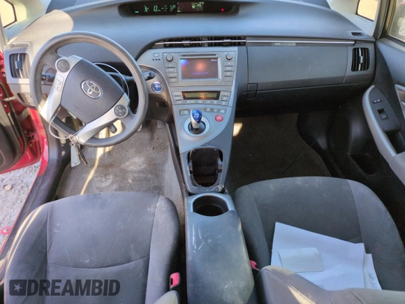 2013 Toyota Prius One with VIN JTDKN3DUXD0341856, listed as a Copart auction lot 53946985 with 123,059 mi miles and Salvage Title. Bid and sale history available at DreamBid. Image 8.