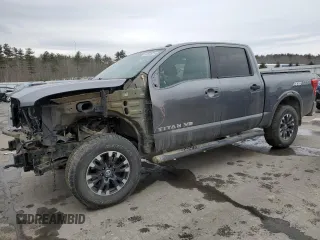 2018 Nissan Titan SV z VIN 1N6AA1E54JN551447, wystawiony jako Copart lot #47552625 z przebiegiem 86 286 mil mil oraz Szkoda całkowita • Salvage title. Historia ofert i sprzedaży dostępna na DreamBid. Obrazek 1.