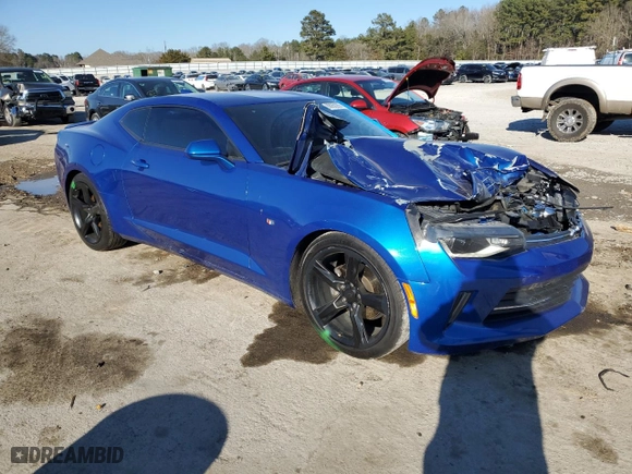 2018 Chevrolet Camaro 1LT with VIN 1G1FB1RS3J0100442, listed as a Copart auction lot 88050285 with 62,181 mi miles and Salvage Title. Bid and sale history available at carsss.com. Image 4.