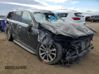 2015 Mercedes-Benz GL-Class GL 350 BlueTEC with VIN 4JGDF2EEXFA607084, listed as a Copart auction lot 43999855 with 0 mi miles and Salvage Title. Bid and sale history available at carsss.com. Image 4.