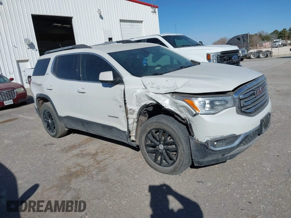 2019 GMC Acadia SLT with VIN 1GKKNMLA5KZ124323, listed as a IAAI auction lot 41365526 with 99,992 mi miles. Bid and sale history available at carsss.com. Image 1.