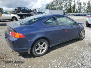 2002 Acura RSX Manual with VIN JH4DC53892C030685, listed as a Copart auction lot 54109295 with 288,737 mi miles and Salvage Title. Bid and sale history available at carsss.com. Image 3.