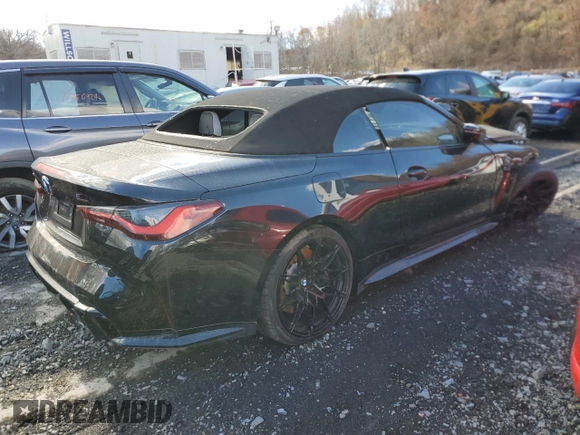 2024 BMW M4 Competition xDrive with VIN WBS33BA00RCP85798, listed as a Copart auction lot 79909674 with 3,429 mi miles and Clean Title. Bid and sale history available at carsss.com. Image 3.