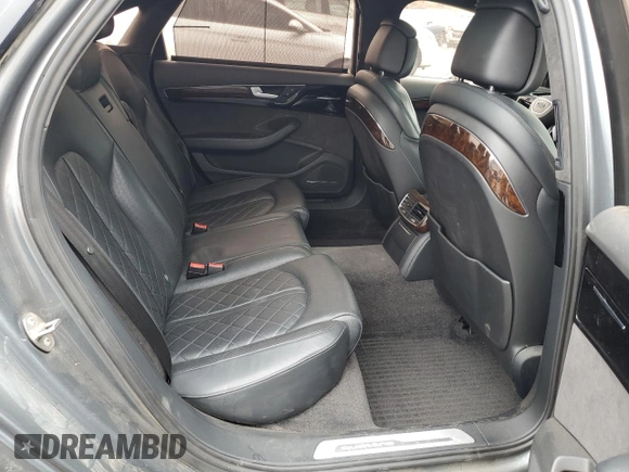2016 Audi A8 Sport with VIN WAU43AFD1GN019272, listed as a Copart auction lot 45427105 with 91,341 mi miles and Salvage title. Bid and sale history available at DreamBid. Image 10.