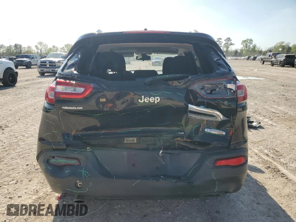 2018 Jeep Cherokee Latitude with VIN 1C4PJLCB1JD537318, listed as a Copart auction lot 50193055 with 90,960 mi miles and Salvage title. Bid and sale history available at DreamBid. Image 6.