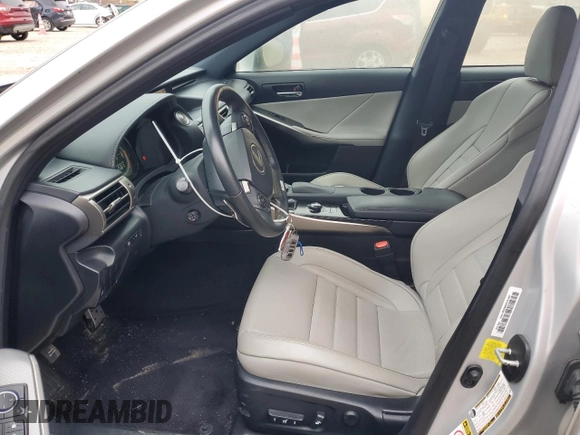 2014 Lexus IS 350 with VIN JTHBE1D20E5010273, listed as a Copart auction lot 43520715 with 197,604 mi miles and Salvage Title. Bid and sale history available at carsss.com. Image 7.