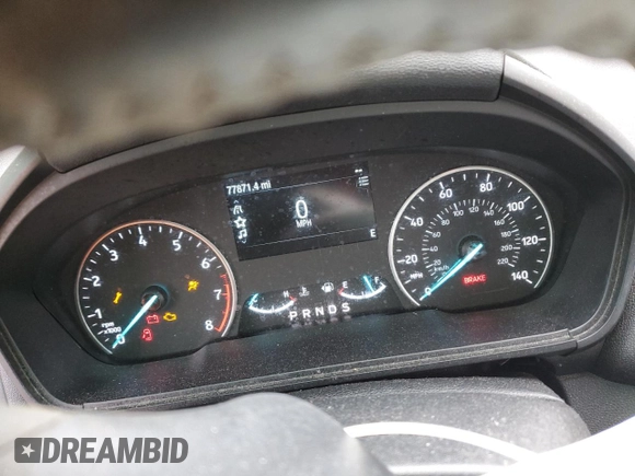2019 Ford EcoSport SE with VIN MAJ3S2GE5KC264083, listed as a Copart auction lot 51707965 with 77,871 mi miles and Salvage Title. Bid and sale history available at DreamBid. Image 9.