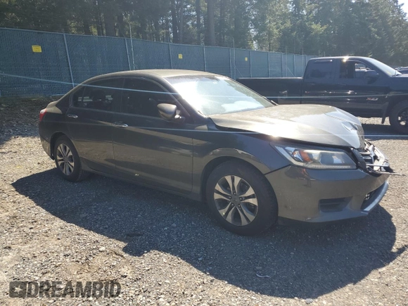 2014 Honda Accord LX with VIN 1HGCR2F36EA092301, listed as a Copart auction lot 53475645 with 134,890 mi miles and Salvage Title. Bid and sale history available at carsss.com. Image 4.