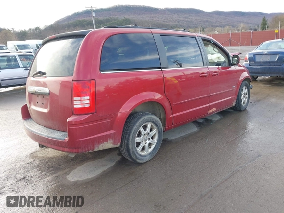 2008 Chrysler Town & Country Touring with VIN 2A8HR54P08R767693, listed as a IAAI auction lot 41886390 with 112,572 mi miles. Bid and sale history available at carsss.com. Image 4.