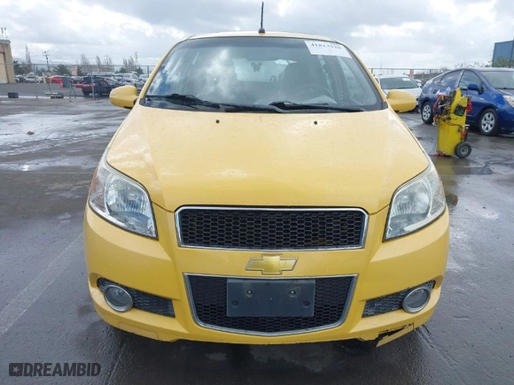 2009 Chevrolet Aveo LT w/2LT with VIN KL1TG66E89B621557, listed as a IAAI auction lot 41813220 with NaN miles. Bid and sale history available at carsss.com. Image 12.