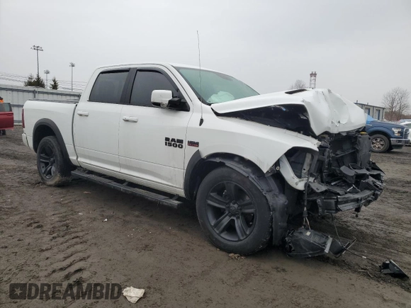 2018 Ram 1500 Night with VIN 1C6RR7MT6JS121901, listed as a Copart auction lot 43044215 with 162,927 mi miles and Salvage Title. Bid and sale history available at carsss.com. Image 4.
