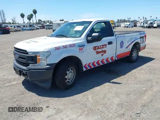 2019 Ford F-150 XL with VIN 1FTMF1CB3KKC86887, listed as a IAAI auction lot 42018920 with 88,479 mi miles. Bid and sale history available at carsss.com. Image 2.