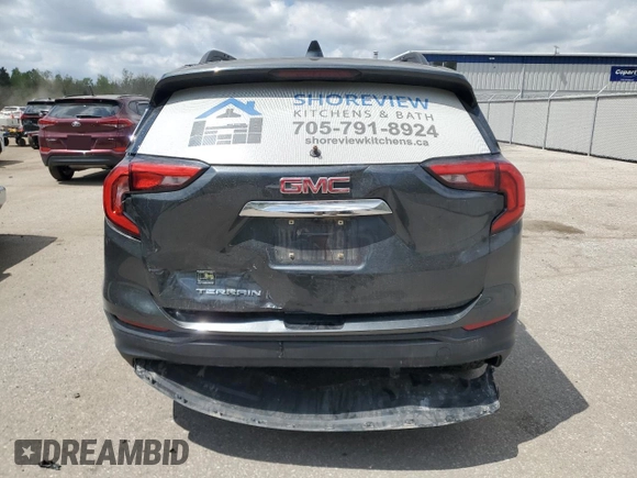 2019 GMC Terrain SLE z VIN 3GKALMEV0KL207117, wystawiony jako Copart lot #57245495 z przebiegiem 197 289 mil mil oraz Czysty tytuł • Clean title. Historia ofert i sprzedaży dostępna na DreamBid. Obrazek 6.