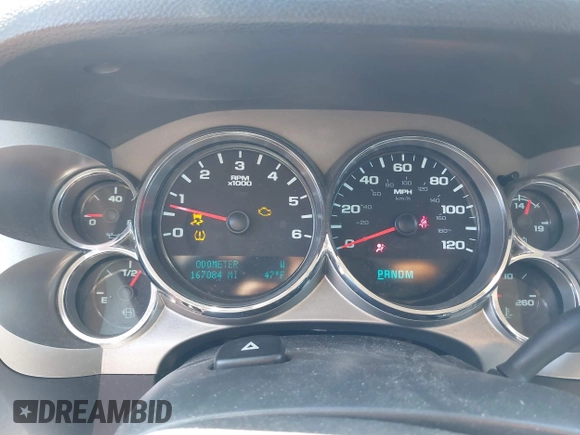 2012 Chevrolet Silverado 1500 LT with VIN 1GCRKSE77CZ192665, listed as a IAAI auction lot 41888886 with 167,084 mi miles. Bid and sale history available at carsss.com. Image 7.