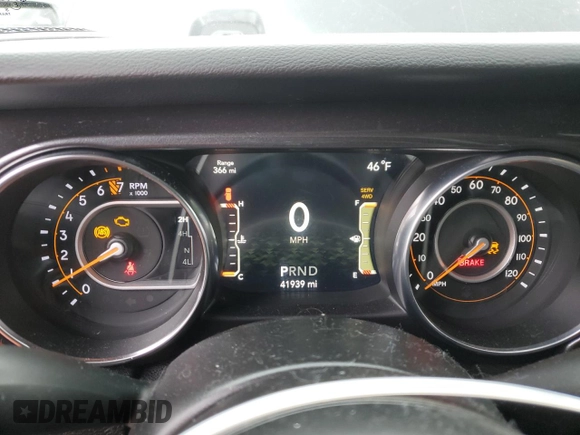 2021 Jeep Wrangler Unlimited Sport S with VIN 1C4HJXDG9MW671119, listed as a Copart auction lot 49351485 with 41,939 mi miles and Salvage Title. Bid and sale history available at DreamBid. Image 9.