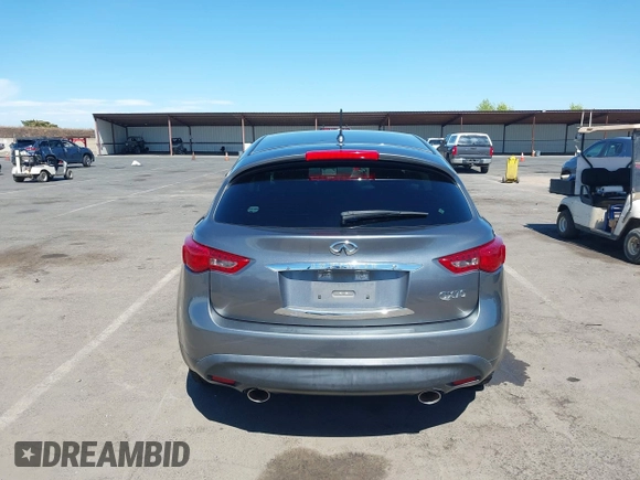 2017 Infiniti QX70 with VIN JN8CS1MWXHM415170, listed as a IAAI auction lot 42788300 with 128,468 mi miles and . Bid and sale history available at DreamBid. Image 16.