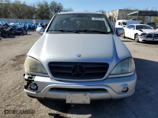 2001 Mercedes-Benz M-Class with VIN 4JGAB54E91A274807, listed as a Copart auction lot 50099165 with 250,220 mi miles and Salvage Title. Bid and sale history available at carsss.com. Image 5.