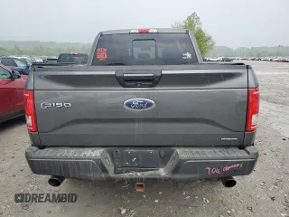 2016 Ford F-150 XLT with VIN 1FTEW1EFXGKF18400, listed as a Copart auction lot 55776805 with 128,771 mi miles and Salvage title. Bid and sale history available at DreamBid. Image 6.