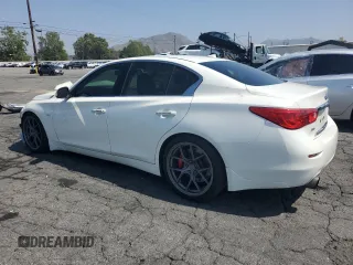 2016 Infiniti Q50 with VIN JN1EV7AR1GM344990, listed as a Copart auction lot 54622525 with 71,930 mi miles and Salvage Title. Bid and sale history available at DreamBid. Image 2.