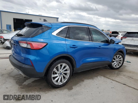 2021 Ford Escape Titanium Hybrid with VIN 1FMCU0DZ2MUB19625, listed as a Copart auction lot 78103914 with 86,861 mi miles and Clean title. Bid and sale history available at DreamBid. Image 3.