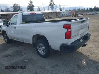 2021 Chevrolet Silverado 1500 Work Truck with VIN 3GCNWAEKXMG273176, listed as a IAAI auction lot 41632014 with 99,075 mi miles. Bid and sale history available at carsss.com. Image 3.