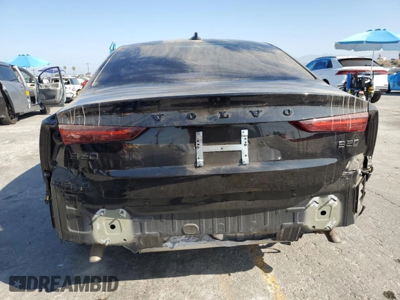 2024 Volvo S60 Plus Black Edition with VIN 7JRL12TH1RG307089, listed as a Copart auction lot 61019125 with 24,675 mi miles and Salvage title. Bid and sale history available at DreamBid. Image 6.