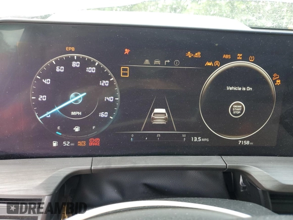 2024 Kia Telluride SX Prestige X-Line with VIN 5XYP5DGC7RG544378, listed as a Copart auction lot 60993945 with 7,158 mi miles and Salvage title. Bid and sale history available at DreamBid. Image 9.