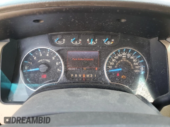 2013 Ford F-150 XL with VIN 1FTFW1EF5DKD25328, listed as a Copart auction lot 52443495 with 166,386 mi miles and Salvage Title. Bid and sale history available at carsss.com. Image 9.