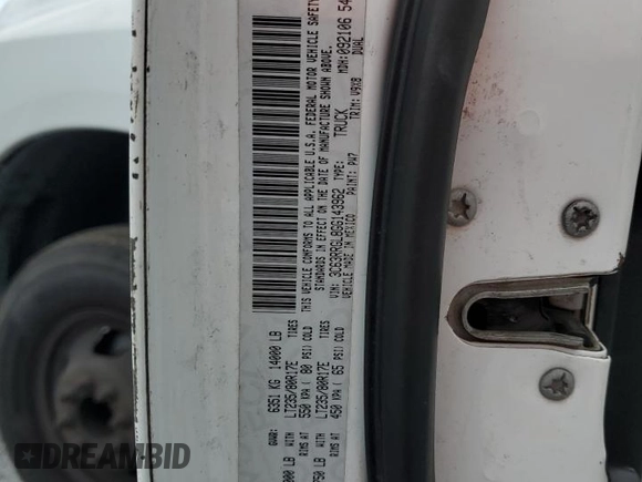 2016 Ram 3500 Tradesman z VIN 3C63RRGL8GG143962, wystawiony jako Copart lot #52011405 z przebiegiem 358 867 mil mil oraz Szkody całkowita. Historia ofert i sprzedaży dostępna na DreamBid. Obrazek 12.
