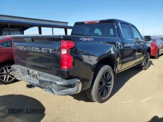 2023 Chevrolet Silverado 1500 LTZ with VIN 1GCUDGE85PZ203694, listed as a Copart auction lot 88726315 with 2,816 mi miles and Salvage Title. Bid and sale history available at carsss.com. Image 3.