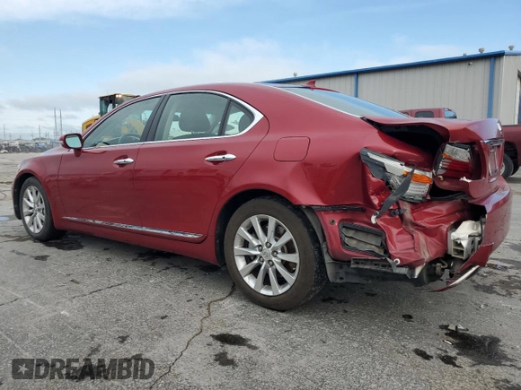 2011 Lexus LS 460 with VIN JTHCL5EF4B5009688, listed as a Copart auction lot 54052255 with 129,940 mi miles and Salvage title. Bid and sale history available at DreamBid. Image 2.
