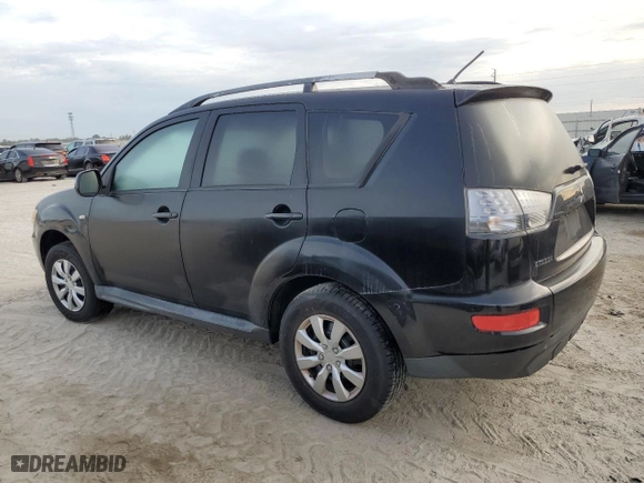 2012 Mitsubishi Outlander ES with VIN JA4AS2AW6CU002985, listed as a Copart auction lot 83473434 with 172,264 mi miles and Clean Title. Bid and sale history available at carsss.com. Image 2.