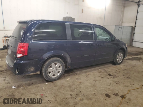 2012 Dodge Grand Caravan SE with VIN 2C4RDGBG2CR333664, listed as a Copart auction lot 46734485 with 211,138 mi miles and Salvage Title. Bid and sale history available at DreamBid. Image 3.