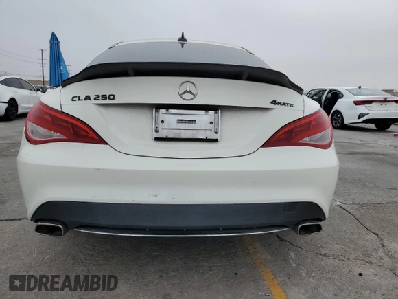 2016 Mercedes-Benz CLA 250 with VIN WDDSJ4GB3GN359737, listed as a Copart auction lot 59172405 with 201,220 mi miles and Salvage title. Bid and sale history available at DreamBid. Image 6.