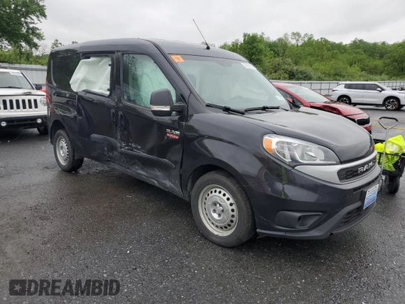 2022 Ram ProMaster City Cargo Tradesman with VIN ZFBHRFAB3N6X32996, listed as a Copart auction lot 57063825 with Not provided miles and Salvage title. Bid and sale history available at DreamBid. Image 4.