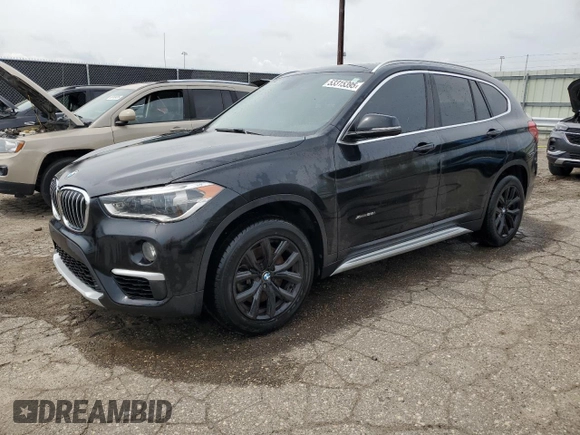 2017 BMW X1 xDrive28i with VIN WBXHT3C37H5F76075, listed as a Copart auction lot 53315395 with 143,141 mi miles and Clean title. Bid and sale history available at DreamBid. Image 1.