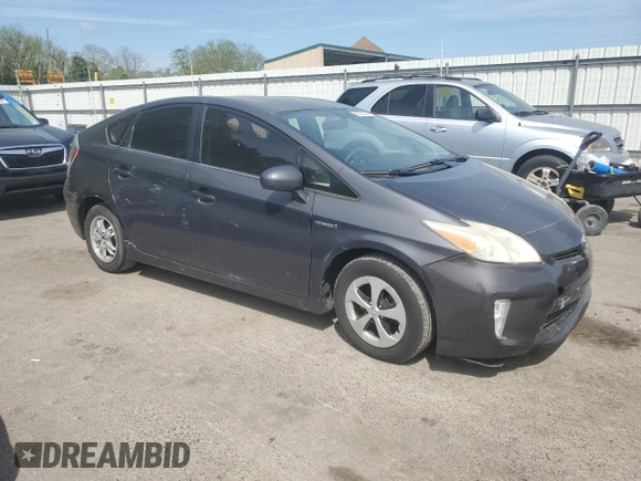 2012 Toyota Prius One with VIN JTDKN3DU0C5498586, listed as a Copart auction lot 55552225 with 139,102 mi miles and Salvage Title. Bid and sale history available at carsss.com. Image 4.