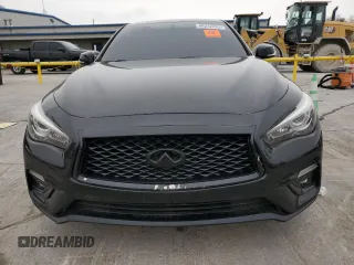 2018 Infiniti Q50 Luxe with VIN JN1EV7AP6JM365372, listed as a Copart auction lot 48242285 with 96,662 mi miles and Clean Title. Bid and sale history available at carsss.com. Image 5.