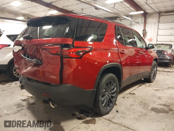 2023 Chevrolet Traverse RS z VIN 1GNEVJKW4PJ187303, wystawiony jako IAAI lot #41582948 z przebiegiem 24 047 mil mil oraz . Historia ofert i sprzedaży dostępna na DreamBid. Obrazek 4.