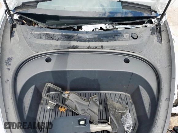 2023 Tesla Model 3 with VIN 5YJ3E1EA1PF550454, listed as a Copart auction lot 58985695 with 19,199 mi miles and Salvage title. Bid and sale history available at DreamBid. Image 11.