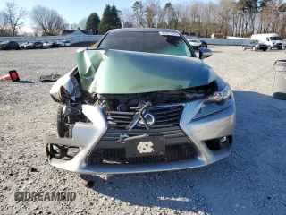 2016 Lexus IS 300 with VIN JTHCM1D27G5014539, listed as a Copart auction lot 46497475 with 61,860 mi miles and Salvage Title. Bid and sale history available at carsss.com. Image 5.