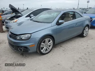 2014 Volkswagen Eos Lux with VIN WVWFW8AH5EV003854, listed as a Copart auction lot 74825484 with Not Provided miles and Salvage Title. Bid and sale history available at DreamBid. Image 1.