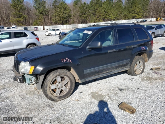 2005 Jeep Grand Cherokee Laredo with VIN 1J4GS48K25C539368, listed as a Copart auction lot 45207915 with 171,623 mi miles and Salvage Title. Bid and sale history available at carsss.com. Image 1.